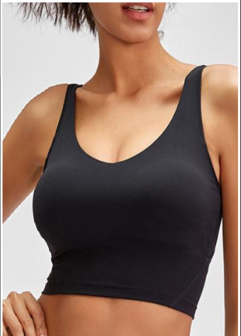 Prevail Cropped Cami Bra